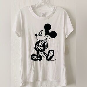 Disney Mickey Mouse Skeleton Halloween T-shirt